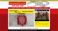 Desktop Screenshot of diamondwcorrals.com